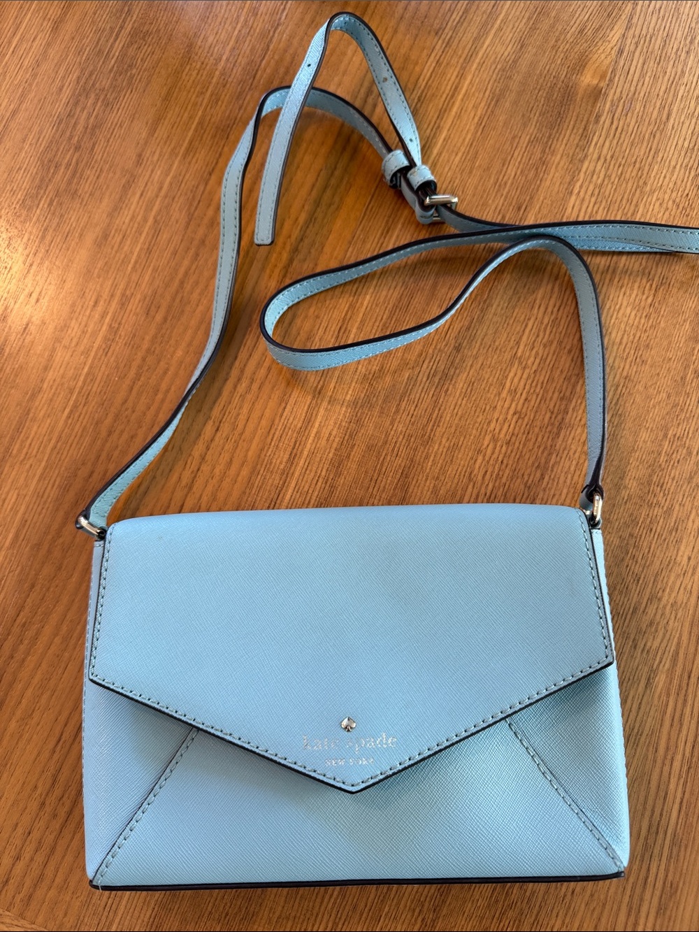 kate spade Powder Blue Crossbody Envelope Bag
